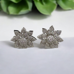 Beautiful Flower Western Silver Jewelry