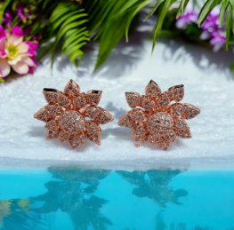 Beautiful Flower Western Gold Jewelry